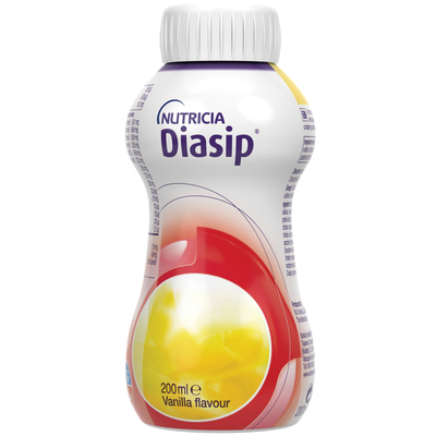 Харчовий продукт для спеціальних медичних цілей: ентеральне харчування Diasip (Діасіп) зі смаком ванілі 200мл